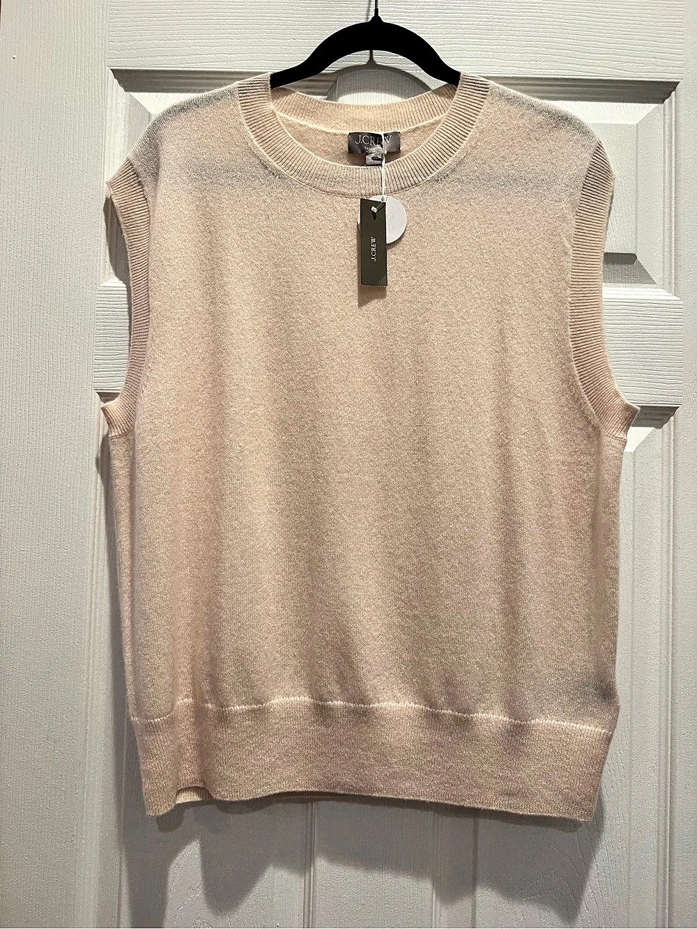 J.Crew 100% Cashmere Sleeveless Sweater Cashmere Sleeveless Sweater in Beige
